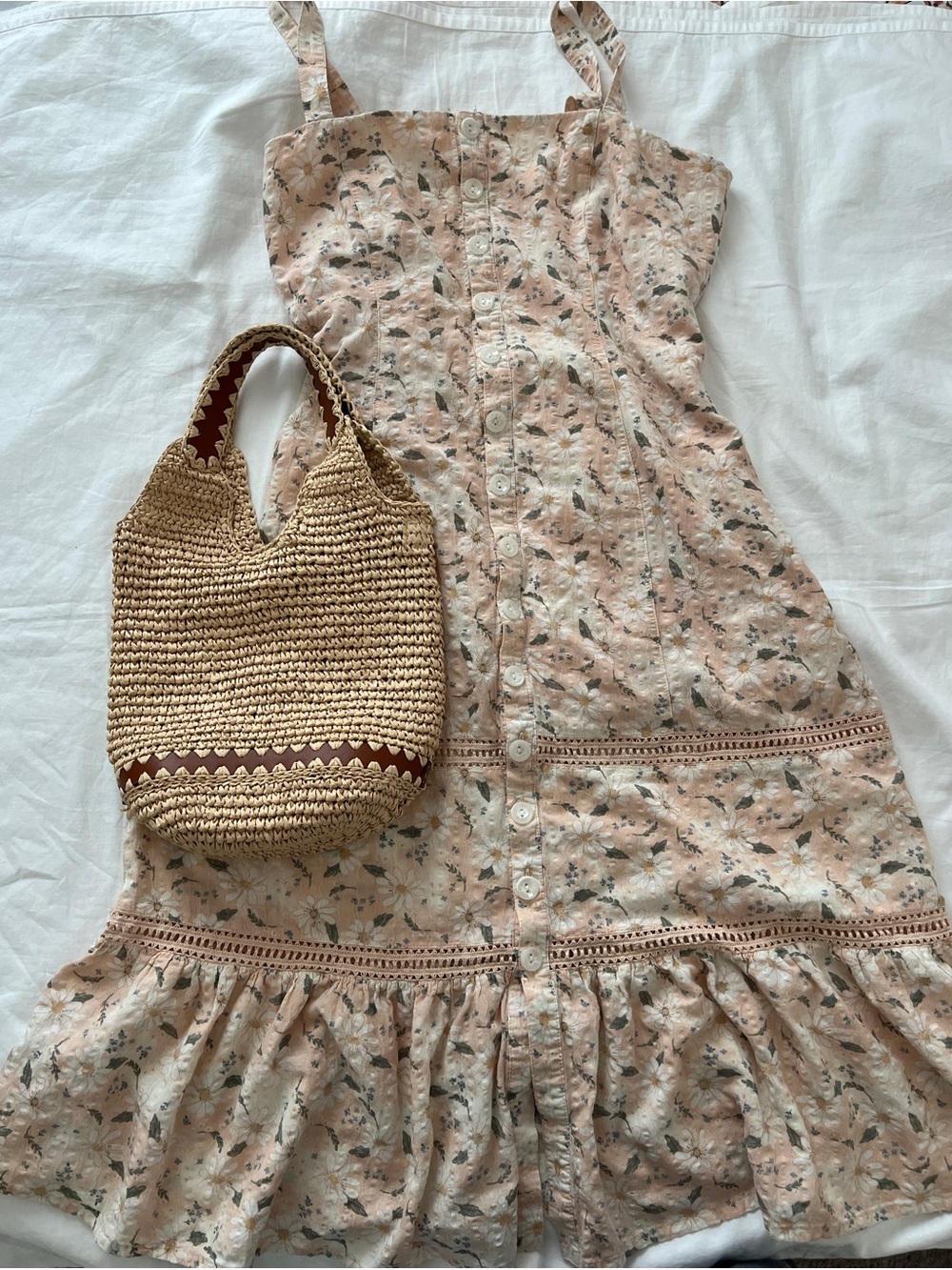 IDYLLWIND by Miranda Lambert Floral Button Front Dress L - Picture 10 of 10